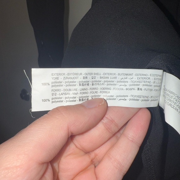 Zara Elegant Black Long Sleeve Dress - Picture 8 of 8